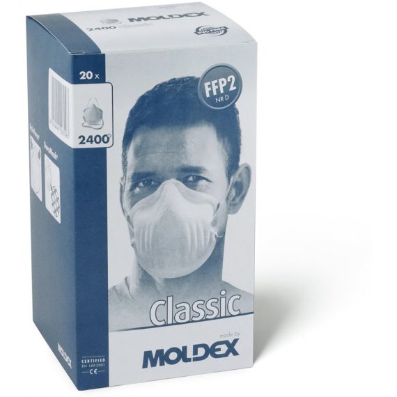 MOLDEX 2400 FFP2 CLASSIC DISPOSABLE CUP MASK