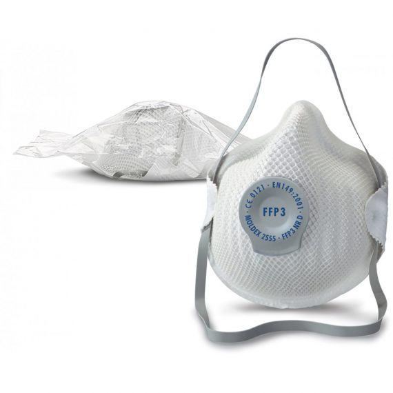 MOLDEX 2555 FFP3 CLASSIC DISPOSABLE VALVED CUP MASK