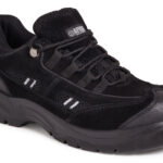 AP302SM - Apache Black Suede Safety Trainer