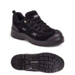 AP302SM - Apache Black Suede Safety Trainer