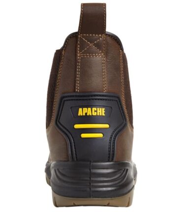 AP715SM - Apache Brown Safety Dealer Boot