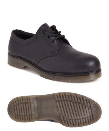 SS100 - City Knights - Black Air Cushion Safety Shoe